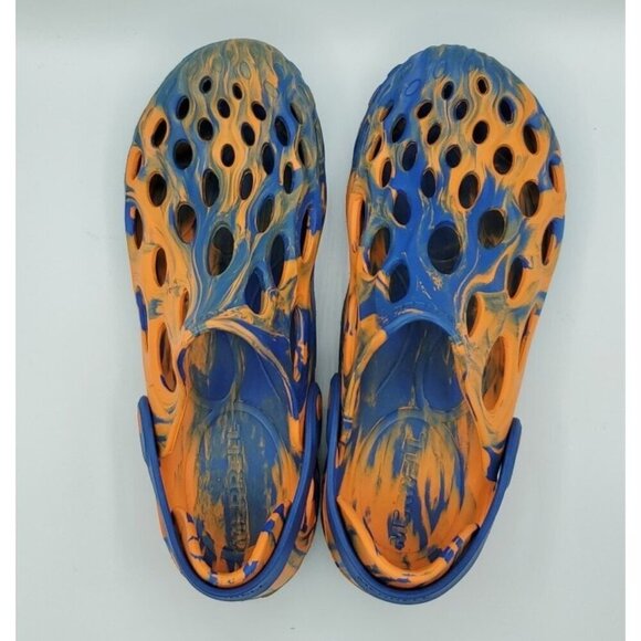 Merrell Hydro Moc Water Shoes Clogs Sandal Orange Blue Men 9 Women 10.5 Unisex - Picture 4 of 12